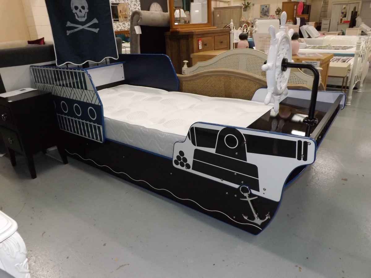 Galleon Pirate Ship Bed 3ft Single New, Ship Bed Frame